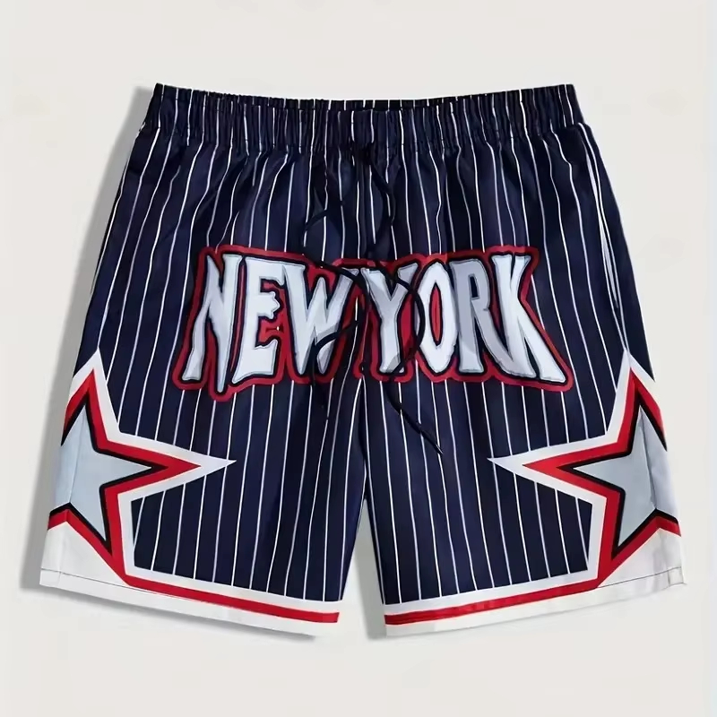 Men'S Fashion New York - 여름 남성 뉴욕 반바지 키즈 패션