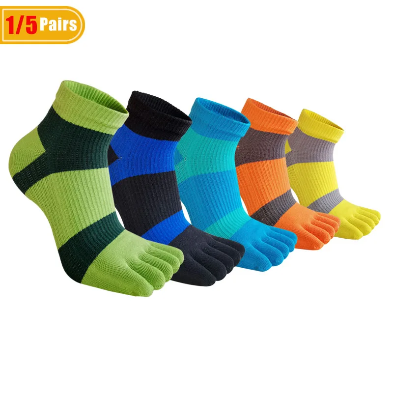 Socks Ankle Men - 1/5 쌍 남성용 다섯 손가락 발목