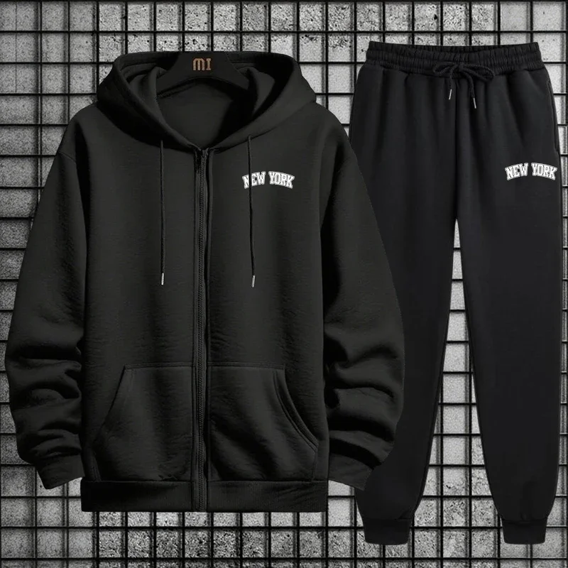 Mens Fashion Zip Up Hoodies - 남성 트레이닝복 고품질 2026 봄 캐주얼