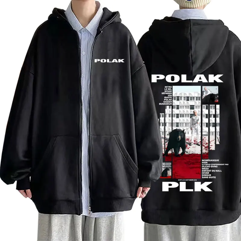 래퍼 플크 폴락 프린트 지퍼 후디, 남성용 빈티지 캐주 - Mens Fashion Zip Up Hoodies 리뷰 및 가격