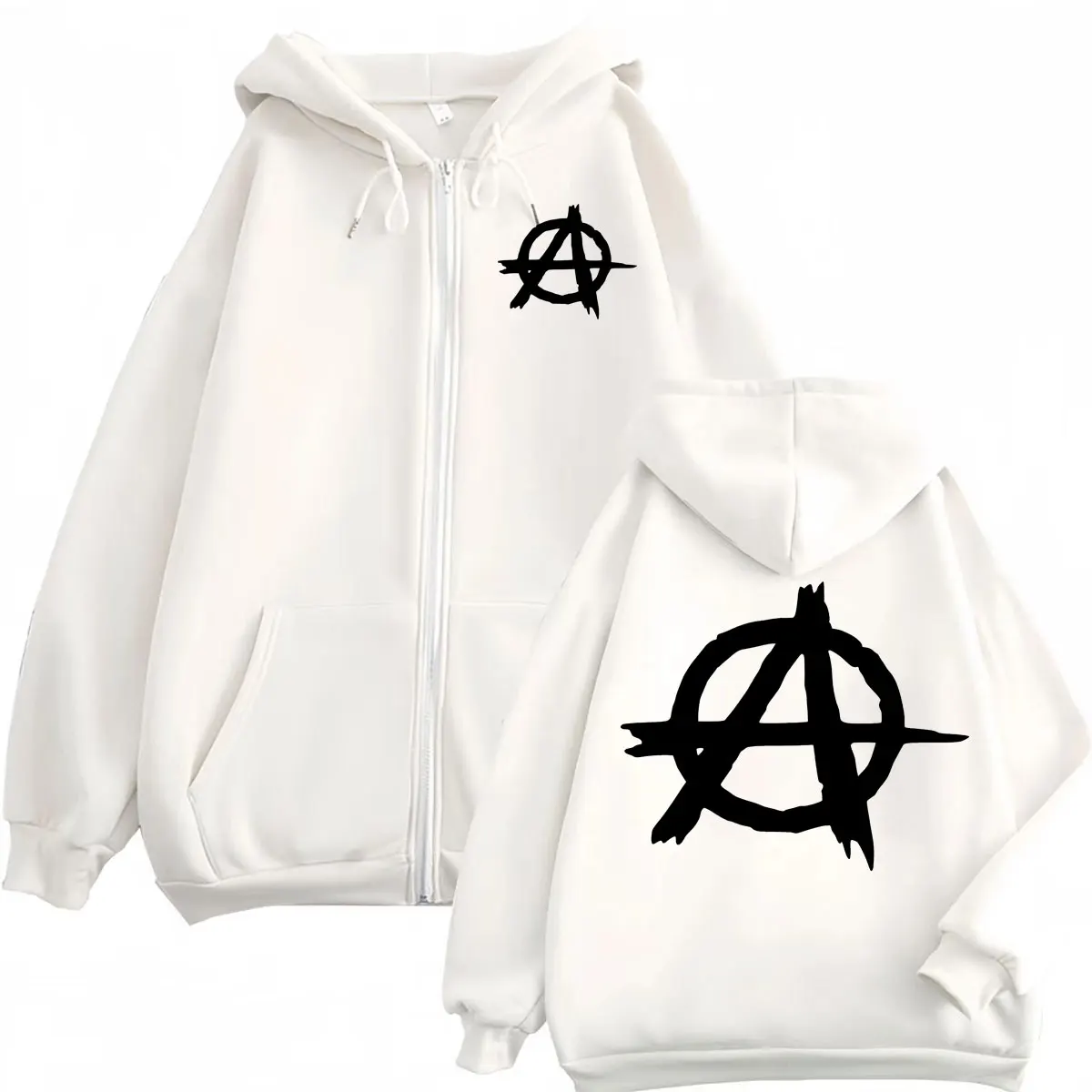 TV 시리즈 ‘손즈 오브 아나키’ 로고가 새겨진 지퍼  - Mens Fashion Zip Up Hoodies 리뷰 및 가격