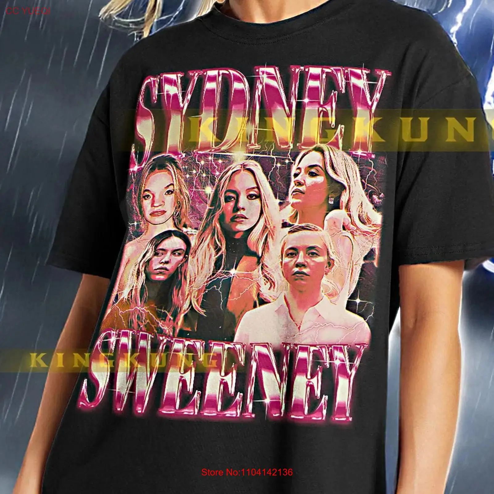 SYDNEY SWEENEY T 셔츠 빈티지 레트로 90 - Men'S Fashion Sydney 리뷰 및 가격