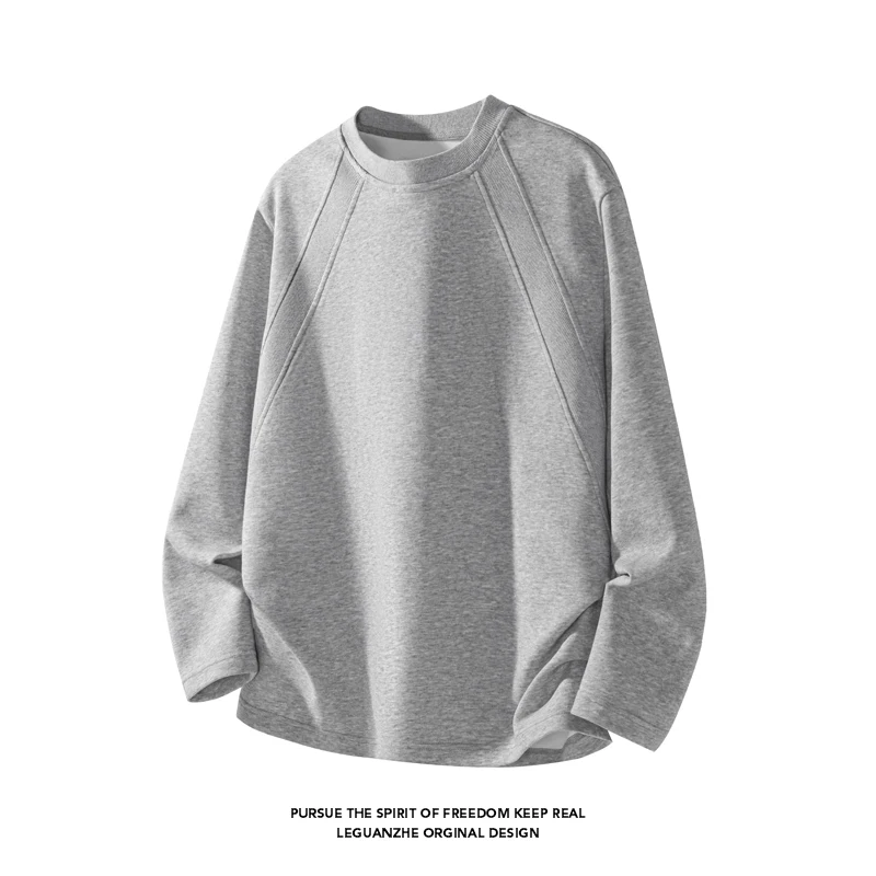 남성 패션 래글런 심 크루넥 긴소매 티셔츠 오버사이즈  - Men'S Fashion T Shirts 리뷰 및 가격